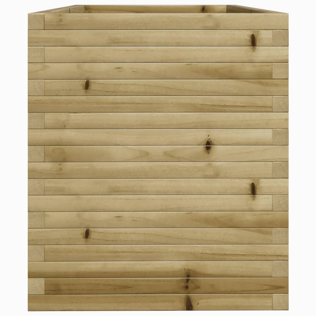 vidaXL Jardinera madera de pino impregnada 110x60x68,5 cm