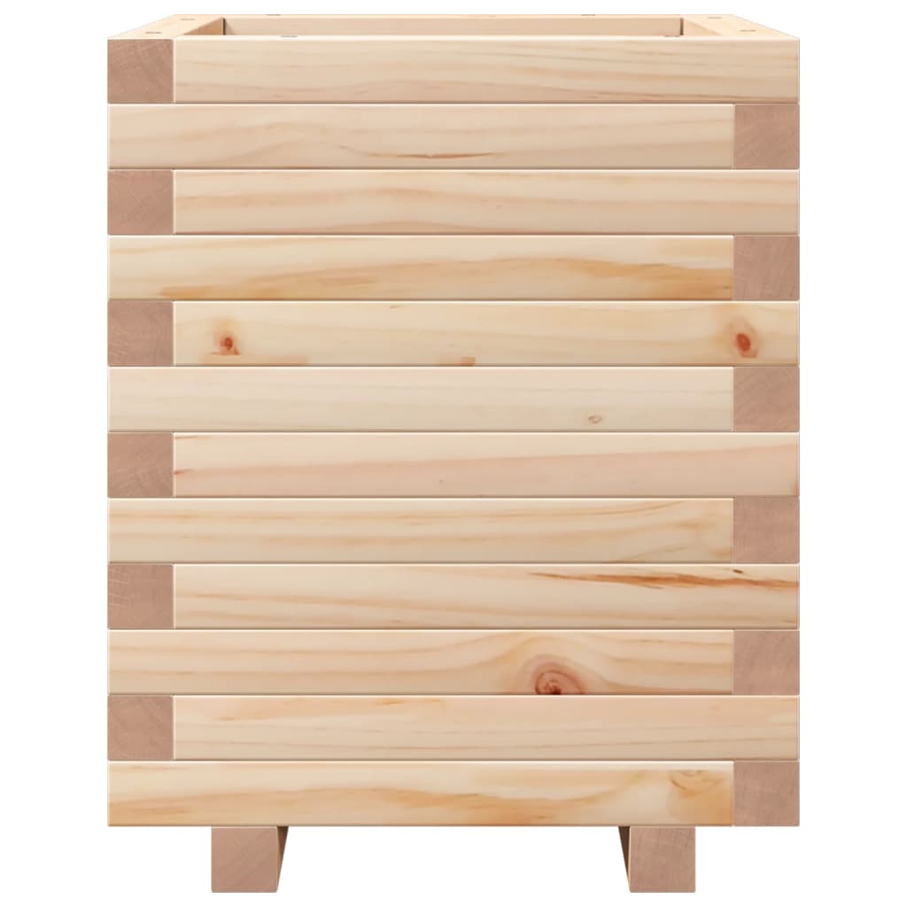 vidaXL Jardinera madera maciza de pino 40x40x49,5 cm