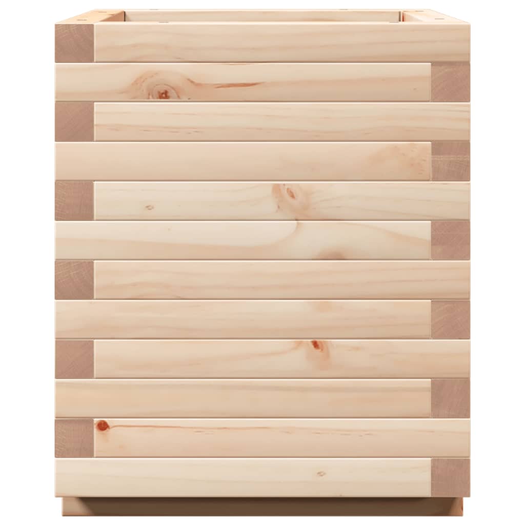 vidaXL Jardinera madera maciza de pino 40x40x49,5 cm