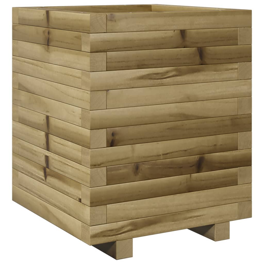 vidaXL Jardinera madera de pino impregnada 40x40x49,5 cm