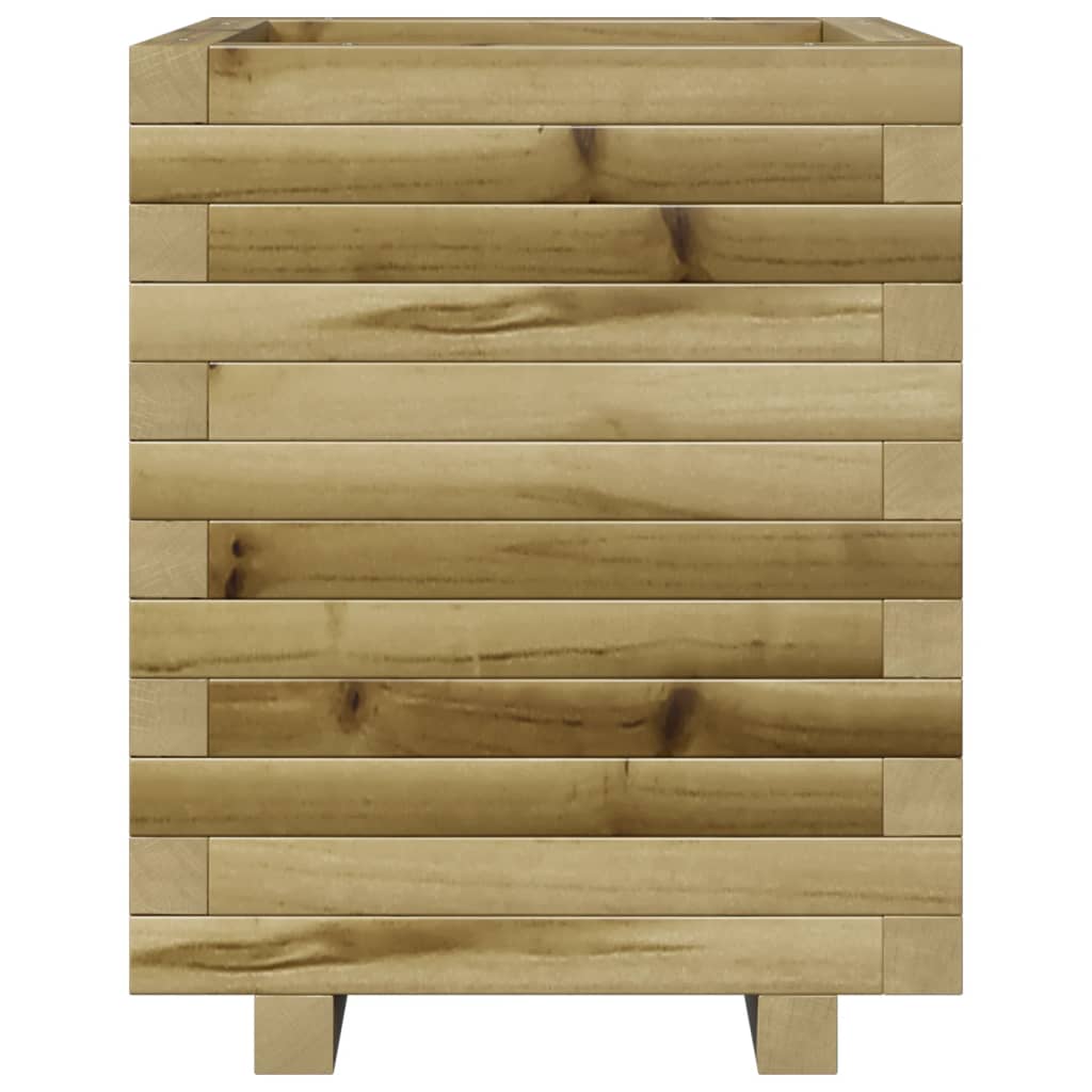 vidaXL Jardinera madera de pino impregnada 40x40x49,5 cm