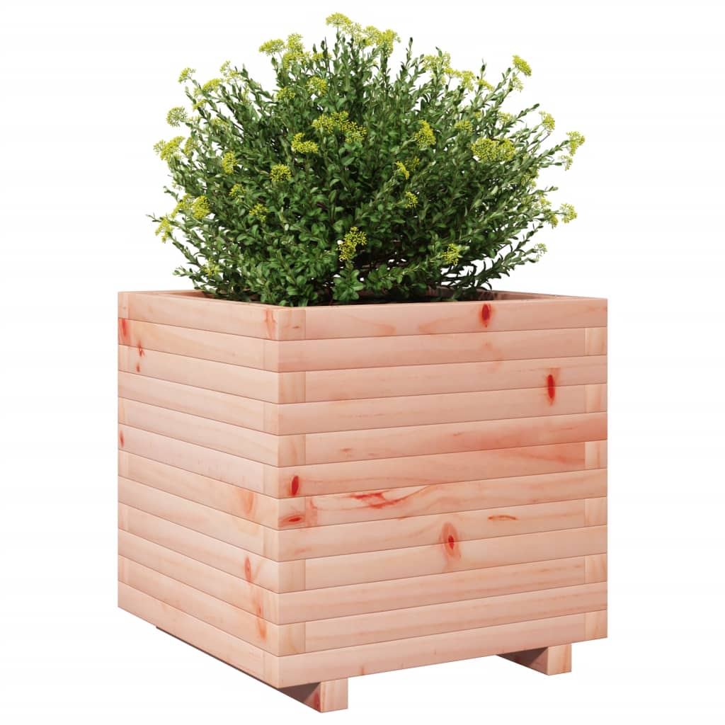 vidaXL Jardinera madera maciza de abeto Douglas 50x50x49,5 cm