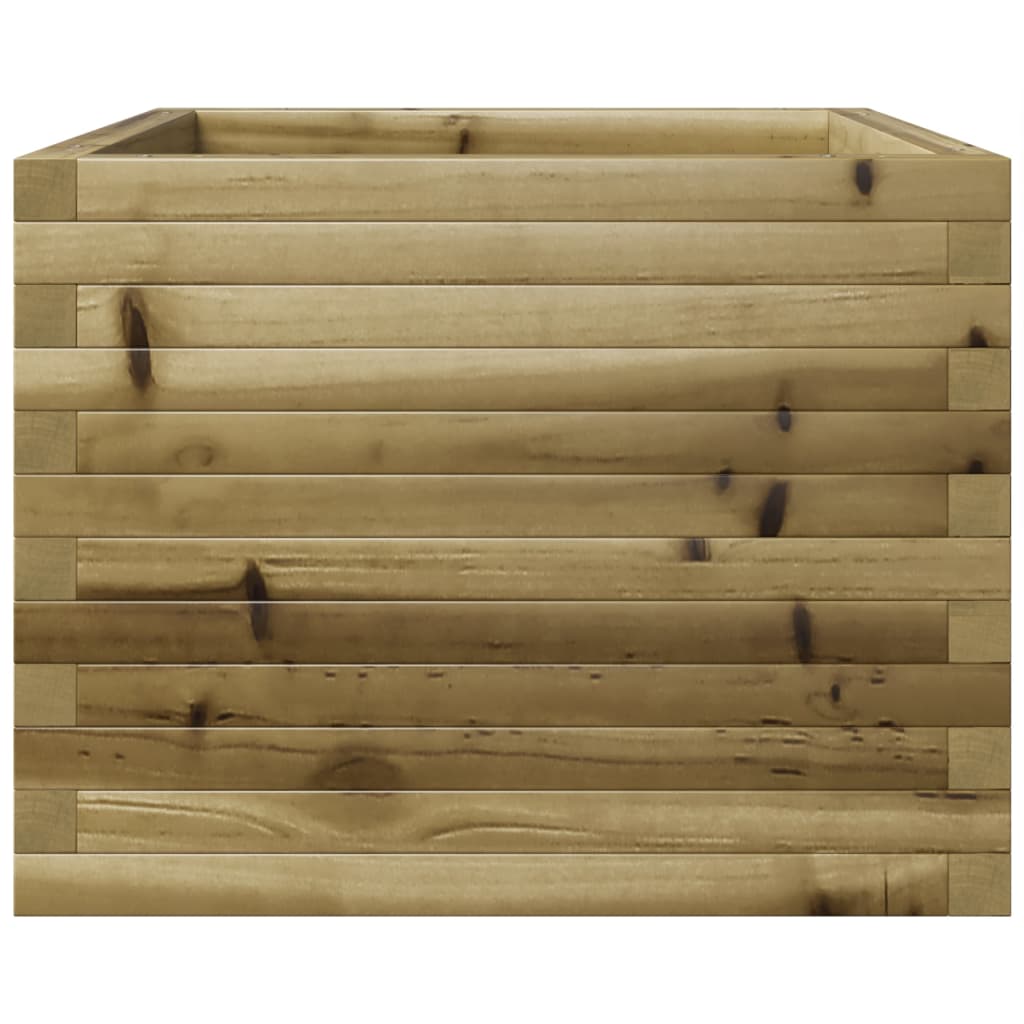 vidaXL Jardinera madera de pino impregnada 60x60x49,5 cm