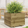 vidaXL Jardinera madera de pino impregnada 60x60x49,5 cm