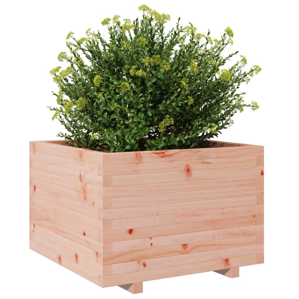 vidaXL Jardinera madera maciza de abeto Douglas 70x70x49,5 cm