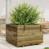 vidaXL Jardinera madera de pino impregnada 70x70x49,5 cm