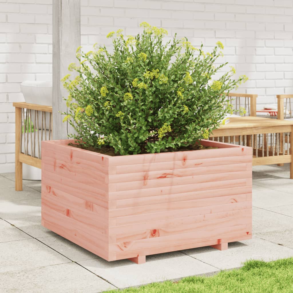 vidaXL Jardinera madera maciza de abeto Douglas 80x80x49,5 cm