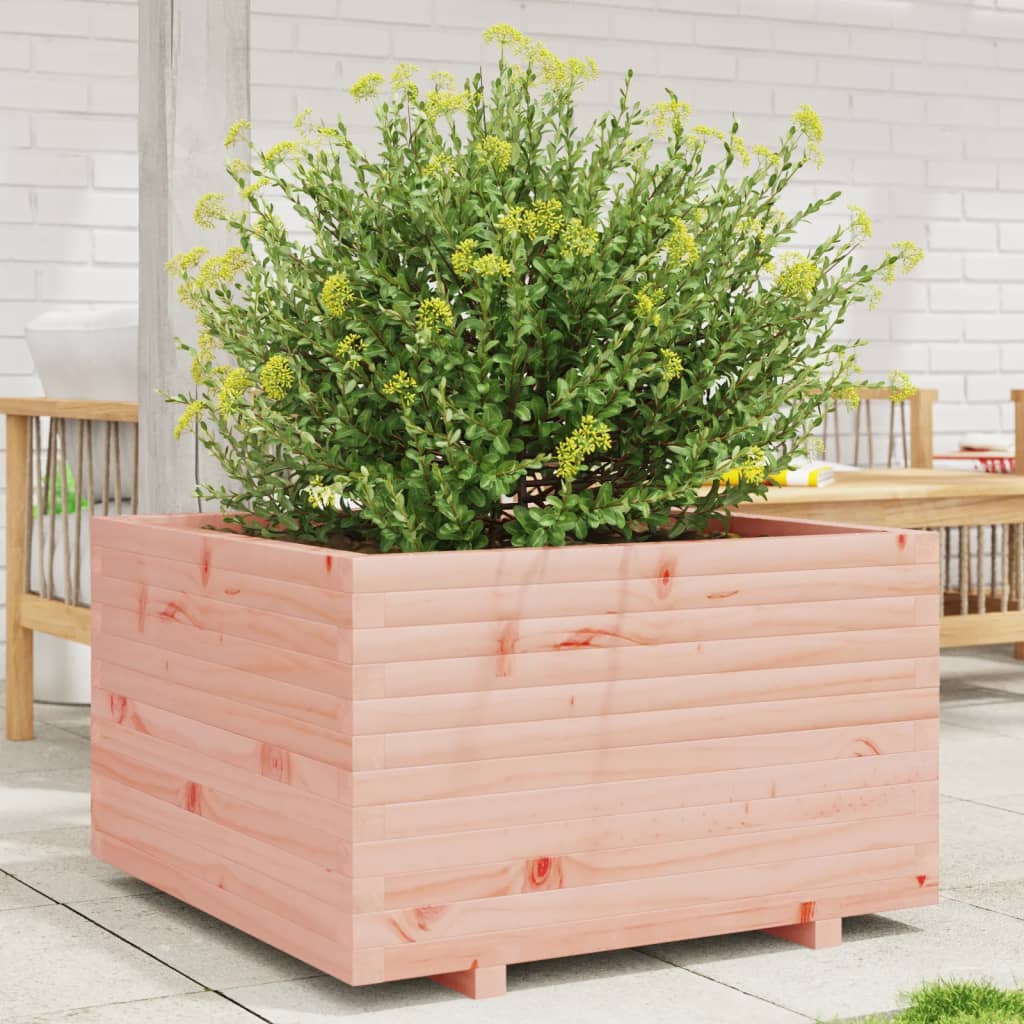 vidaXL Jardinera madera maciza de abeto Douglas 80x80x49,5 cm