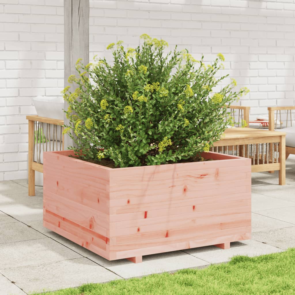 vidaXL Jardinera madera maciza de abeto Douglas 90x90x49,5 cm