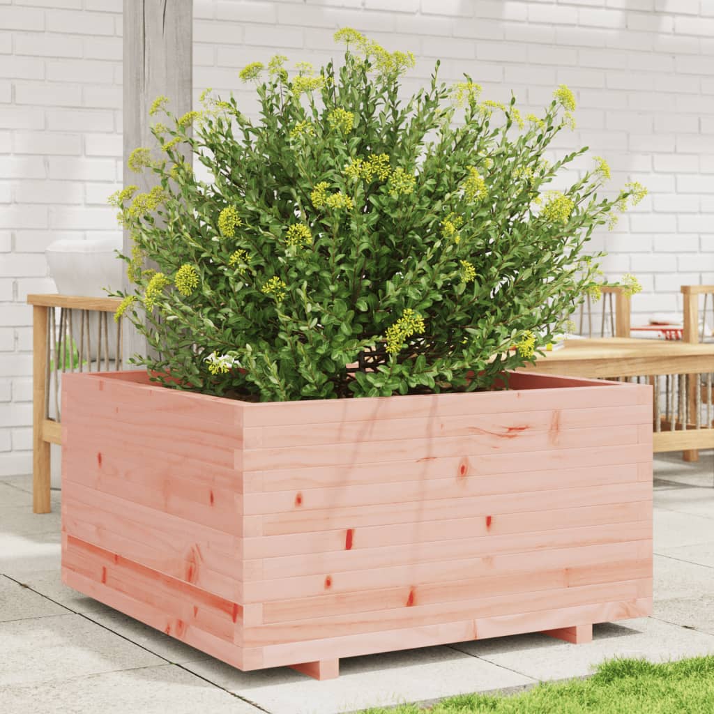 vidaXL Jardinera madera maciza de abeto Douglas 90x90x49,5 cm