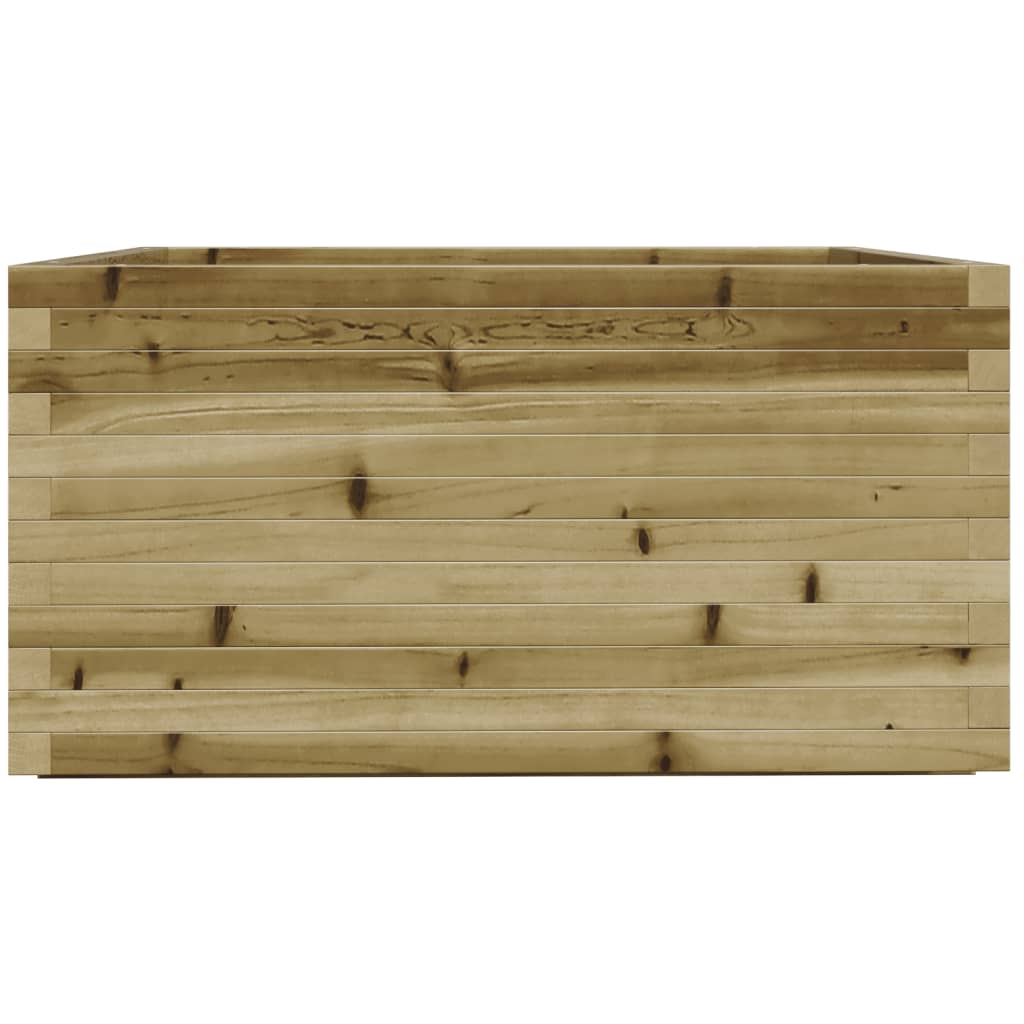 vidaXL Jardinera madera de pino impregnada 90x90x49,5 cm