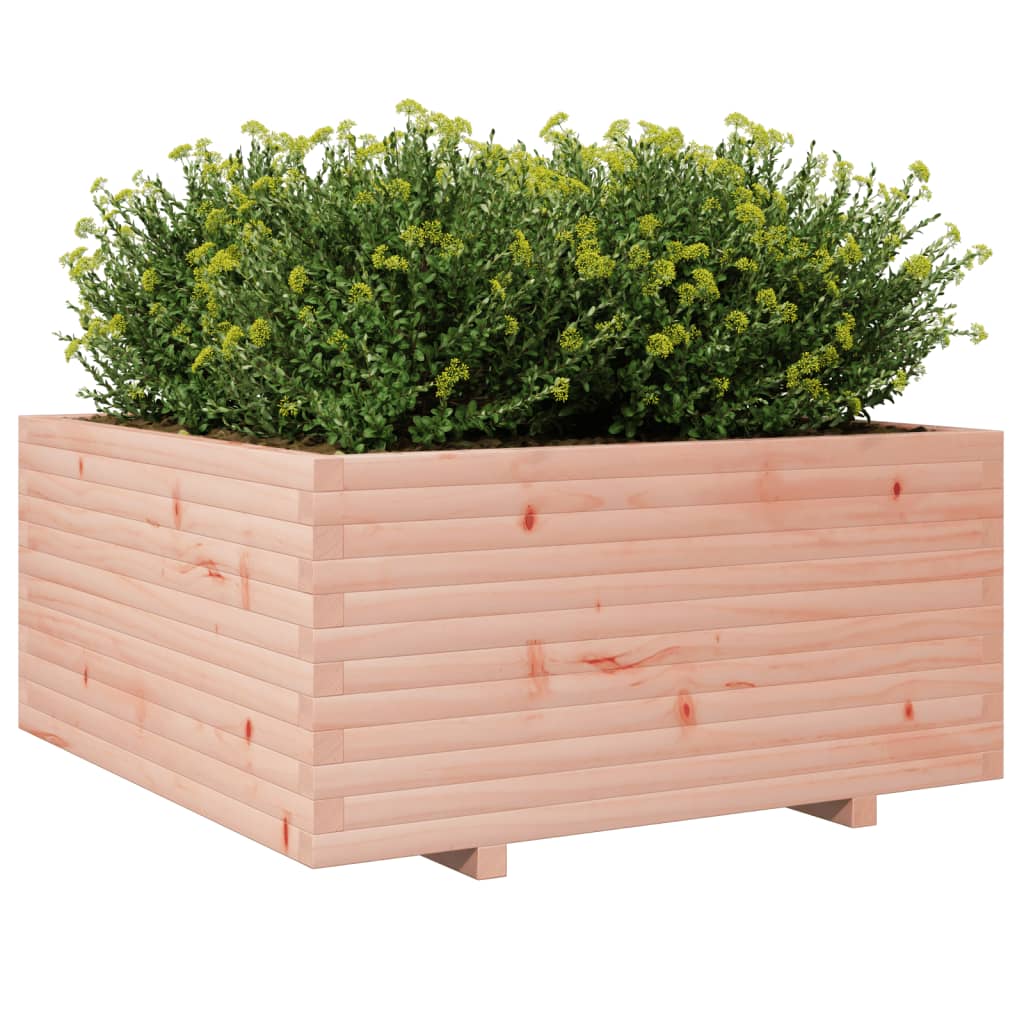 vidaXL Jardinera madera maciza de abeto Douglas 100x100x49,5 cm