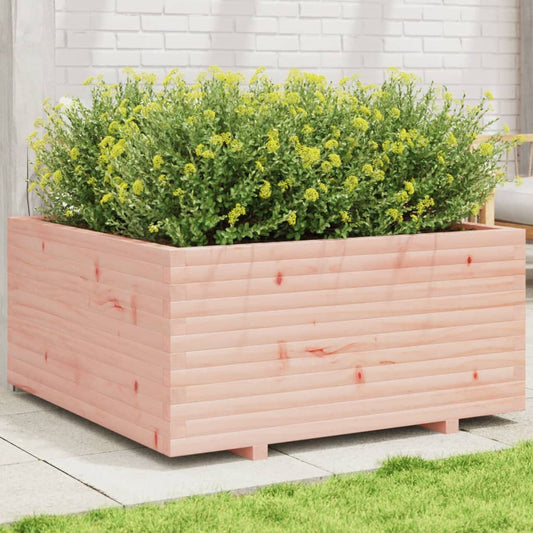 vidaXL Jardinera madera maciza de abeto Douglas 100x100x49,5 cm