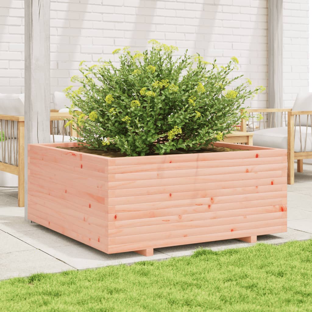 vidaXL Jardinera madera maciza de abeto Douglas 110x110x49,5 cm