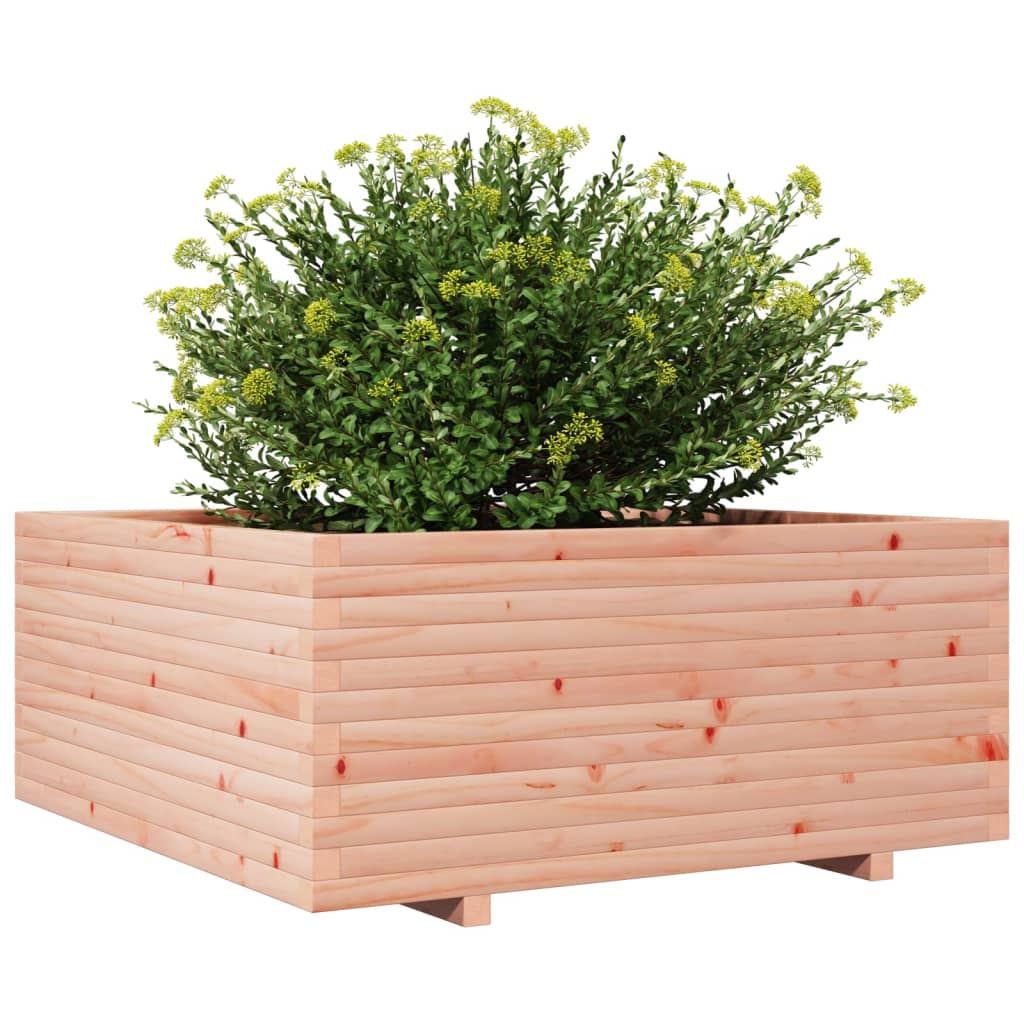 vidaXL Jardinera madera maciza de abeto Douglas 110x110x49,5 cm