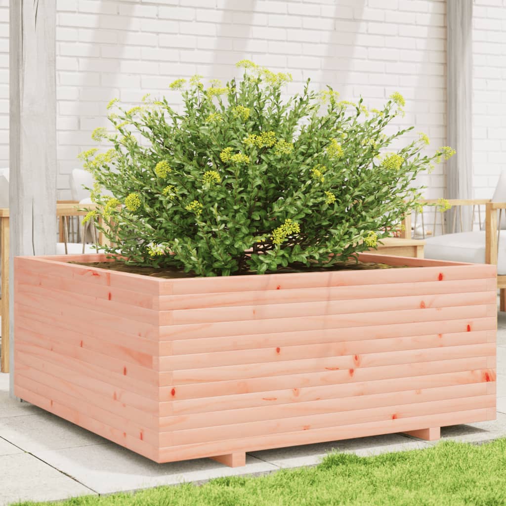 vidaXL Jardinera madera maciza de abeto Douglas 110x110x49,5 cm