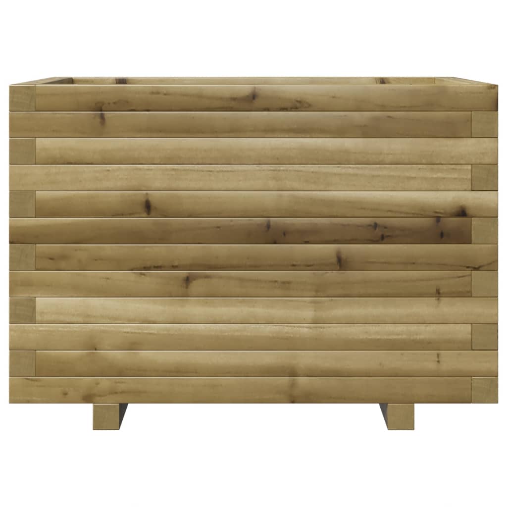 vidaXL Jardinera madera de pino impregnada 70x40x49,5 cm