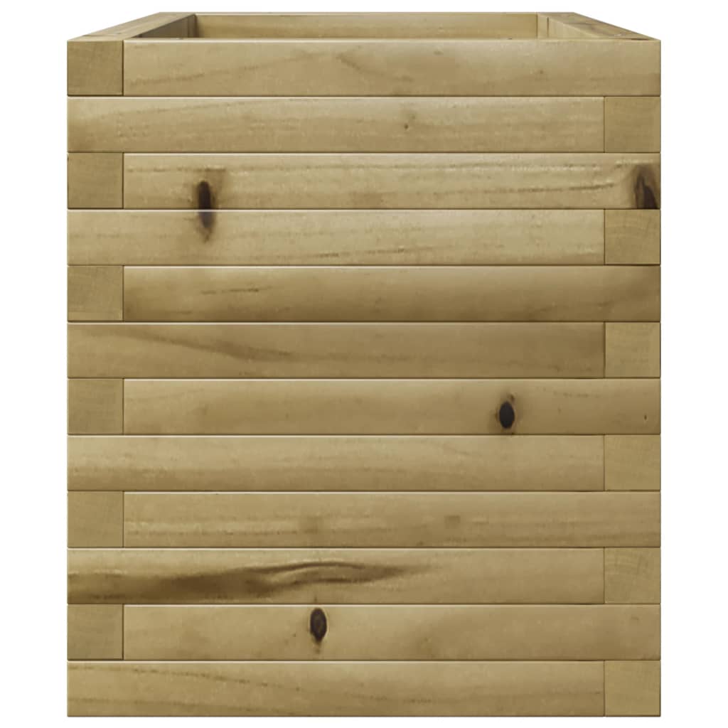 vidaXL Jardinera madera de pino impregnada 70x40x49,5 cm