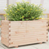 vidaXL Jardinera madera maciza de pino 90x40x49,5 cm