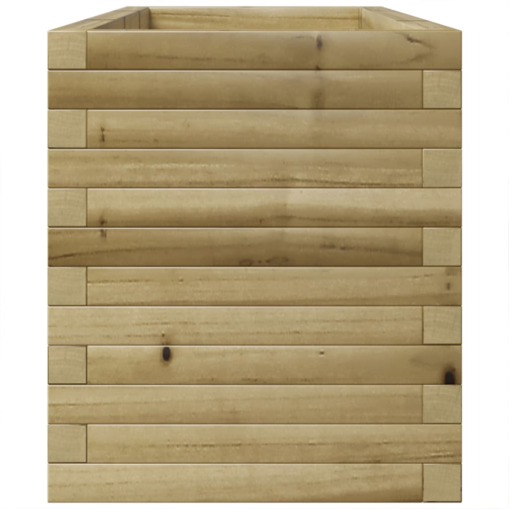 vidaXL Jardinera madera de pino impregnada 110x40x49,5 cm