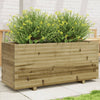 vidaXL Jardinera madera de pino impregnada 110x40x49,5 cm