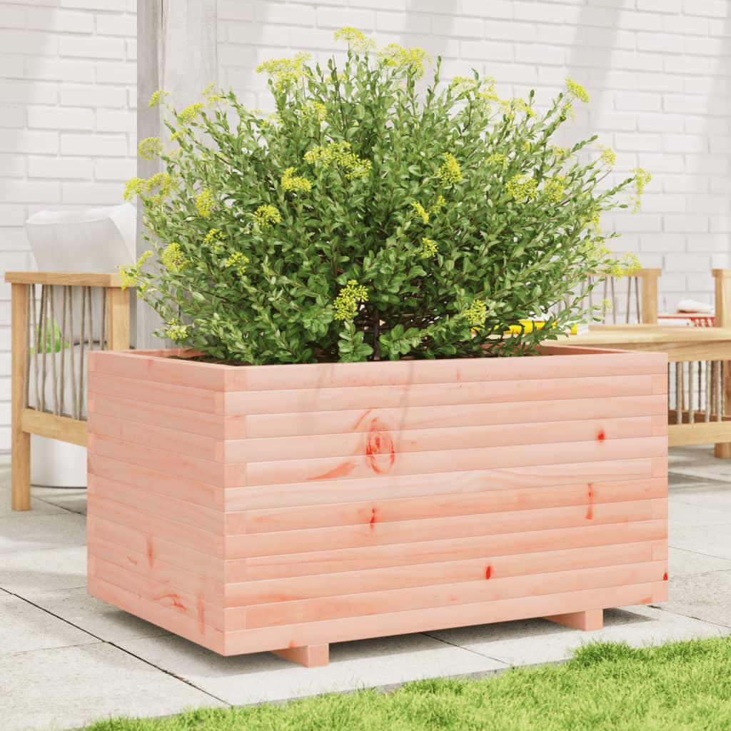 vidaXL Jardinera madera maciza de abeto Douglas 90x60x49,5 cm