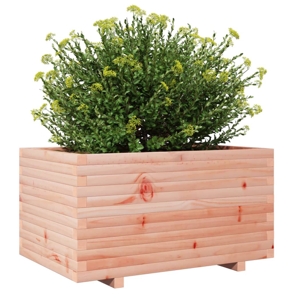 vidaXL Jardinera madera maciza de abeto Douglas 90x60x49,5 cm