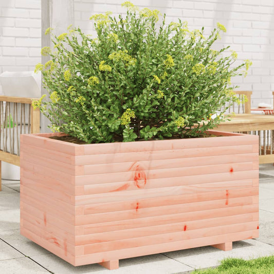 vidaXL Jardinera madera maciza de abeto Douglas 90x60x49,5 cm