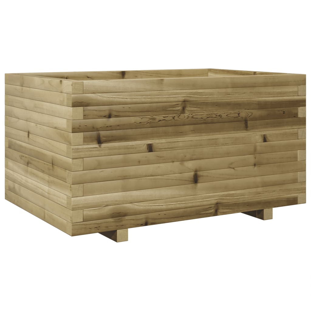 vidaXL Jardinera madera de pino impregnada 90x60x49,5 cm