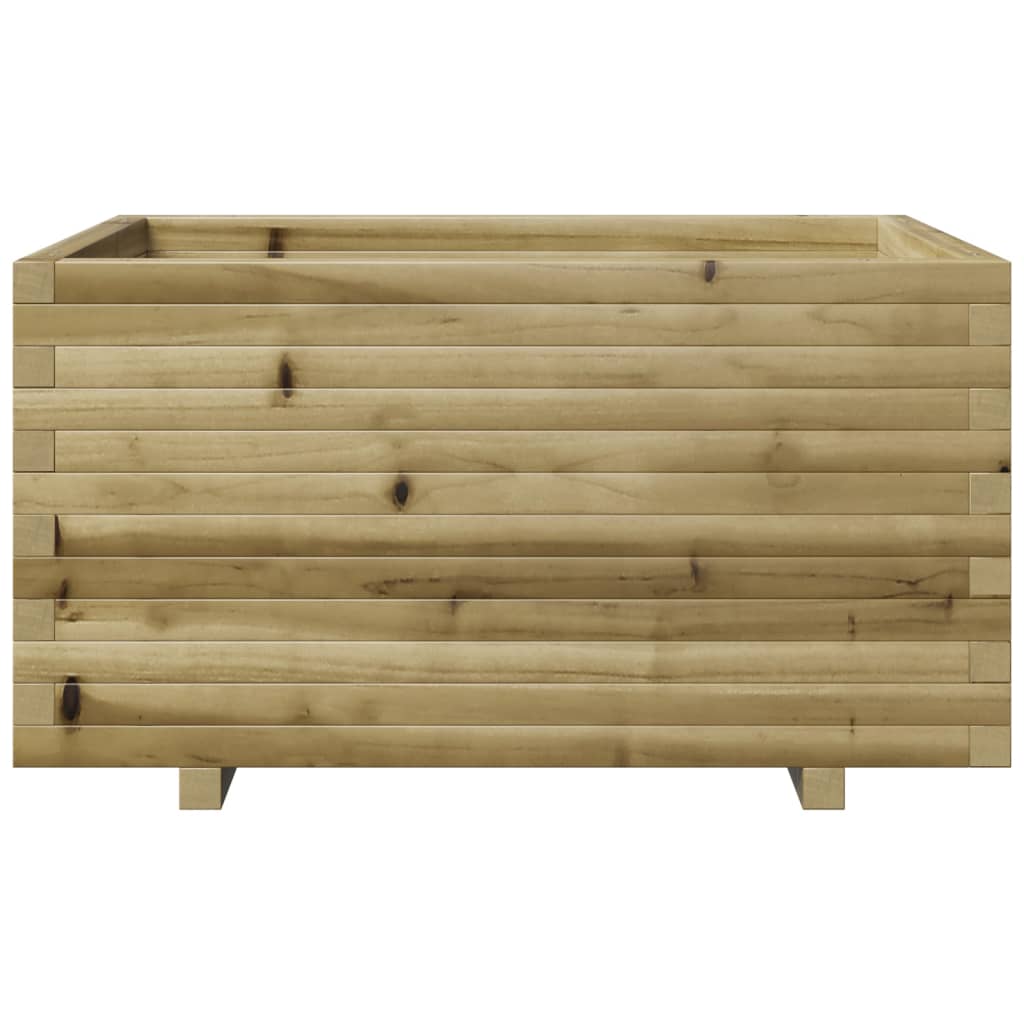 vidaXL Jardinera madera de pino impregnada 90x60x49,5 cm