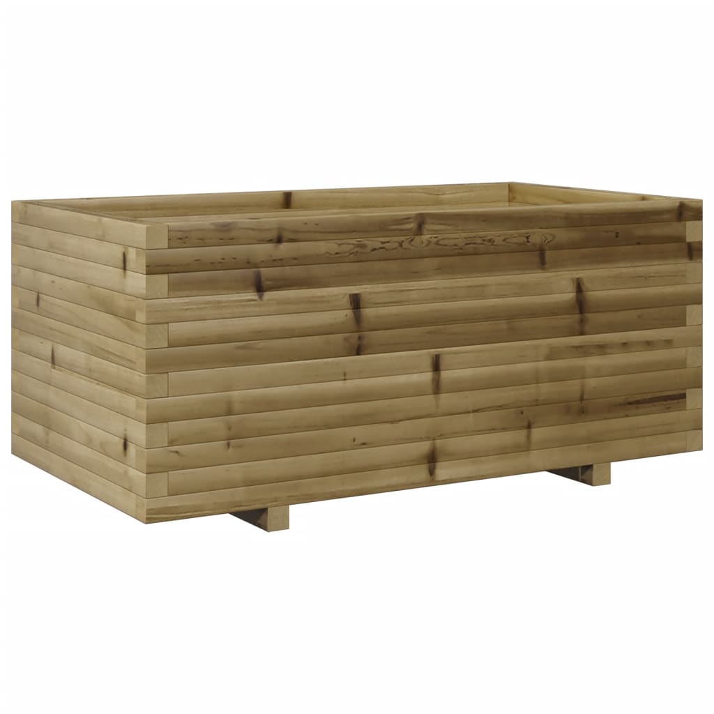 vidaXL Jardinera madera de pino impregnada 110x60x49,5 cm