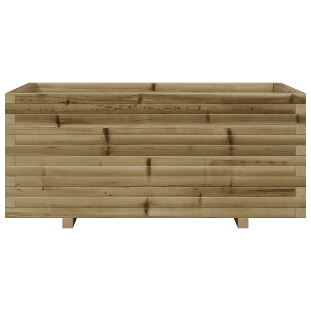 vidaXL Jardinera madera de pino impregnada 110x60x49,5 cm