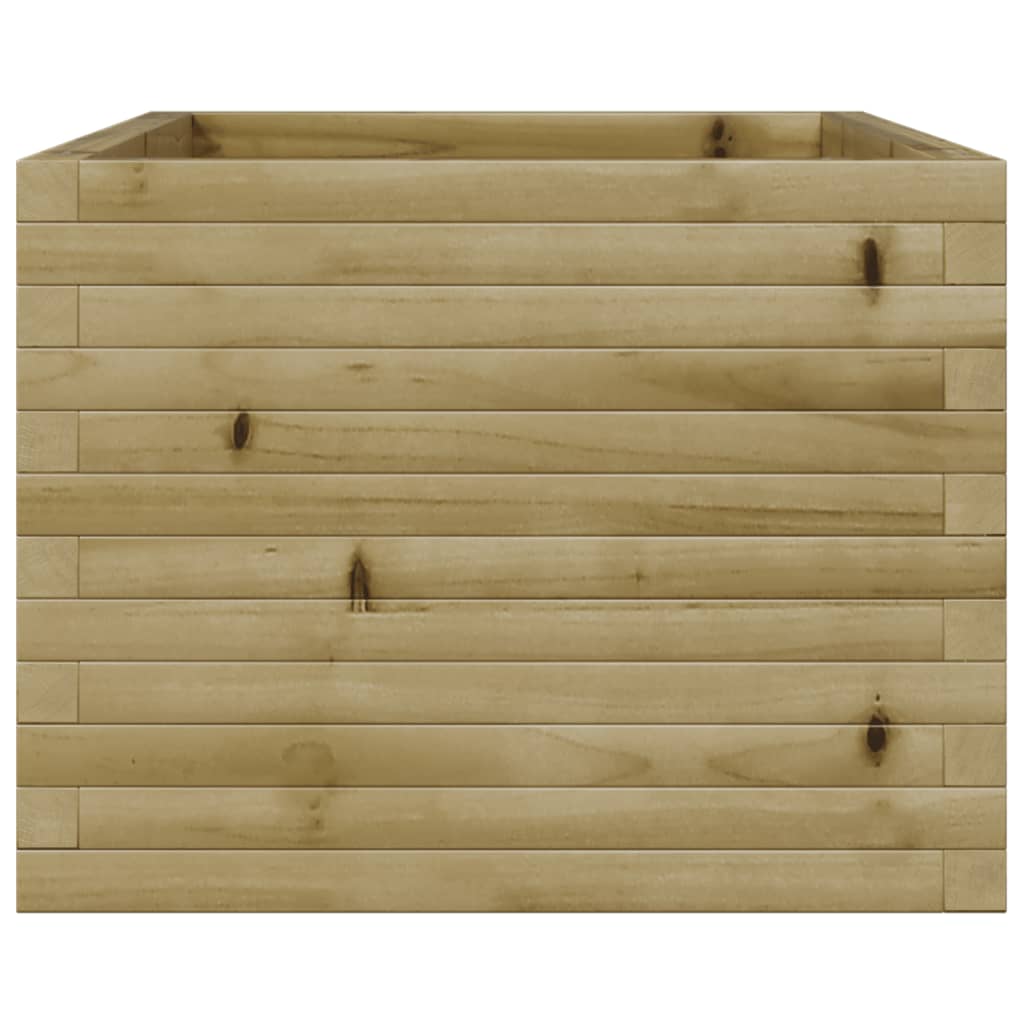 vidaXL Jardinera madera de pino impregnada 110x60x49,5 cm