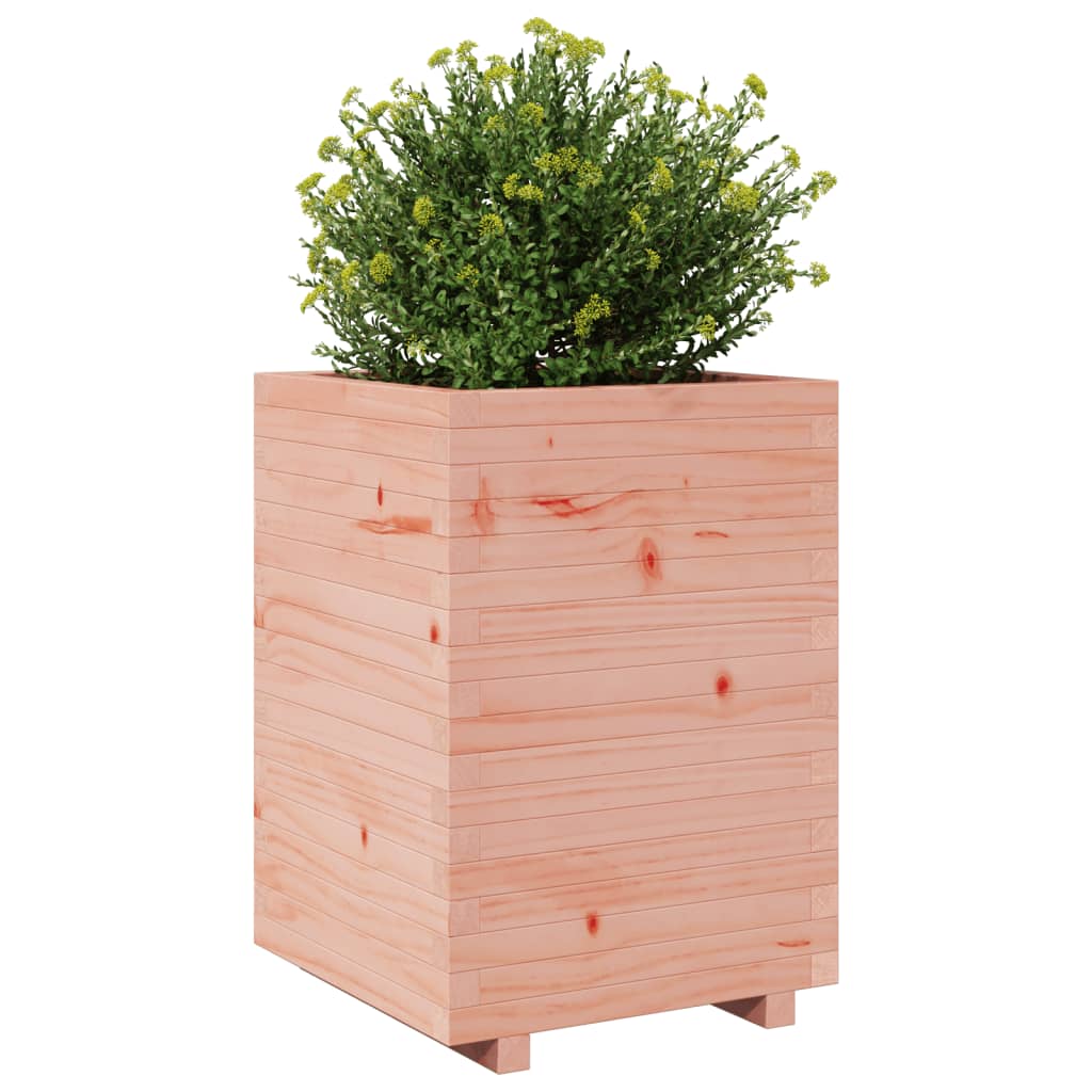 vidaXL Jardinera madera maciza de abeto Douglas 50x50x72,5 cm