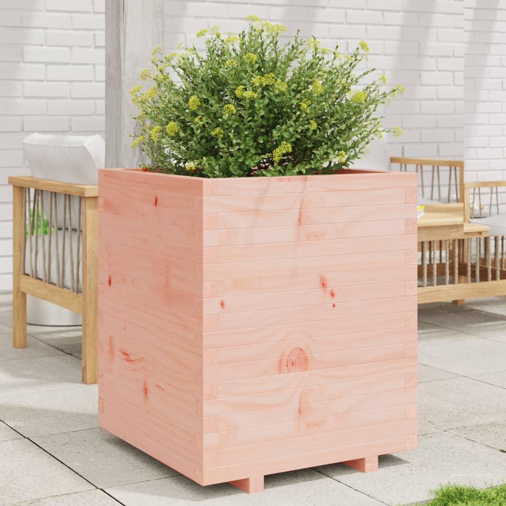 vidaXL Jardinera madera maciza de abeto Douglas 60x60x72,5 cm