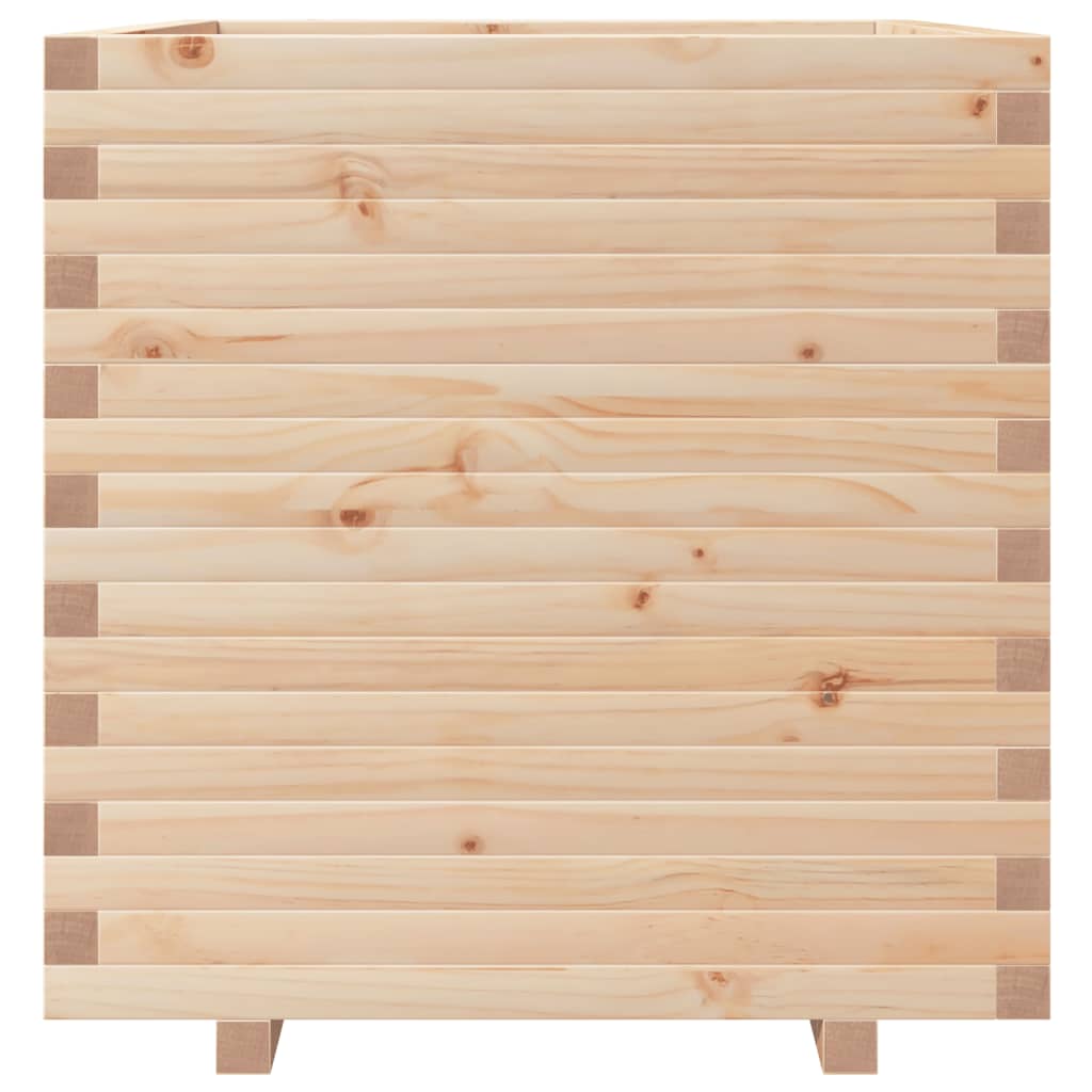 vidaXL Jardinera madera maciza de pino 70x70x72,5 cm