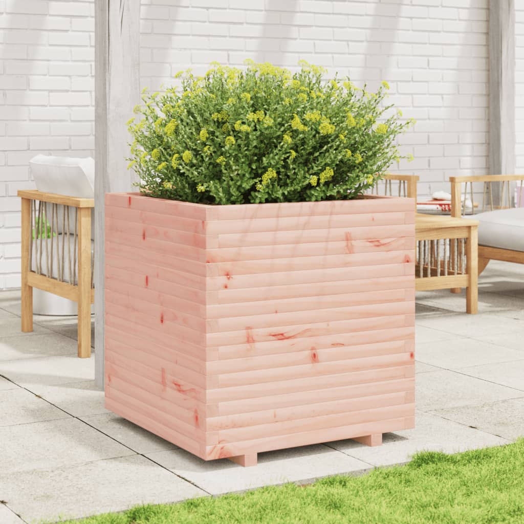 vidaXL Jardinera madera maciza de abeto Douglas 70x70x72,5 cm