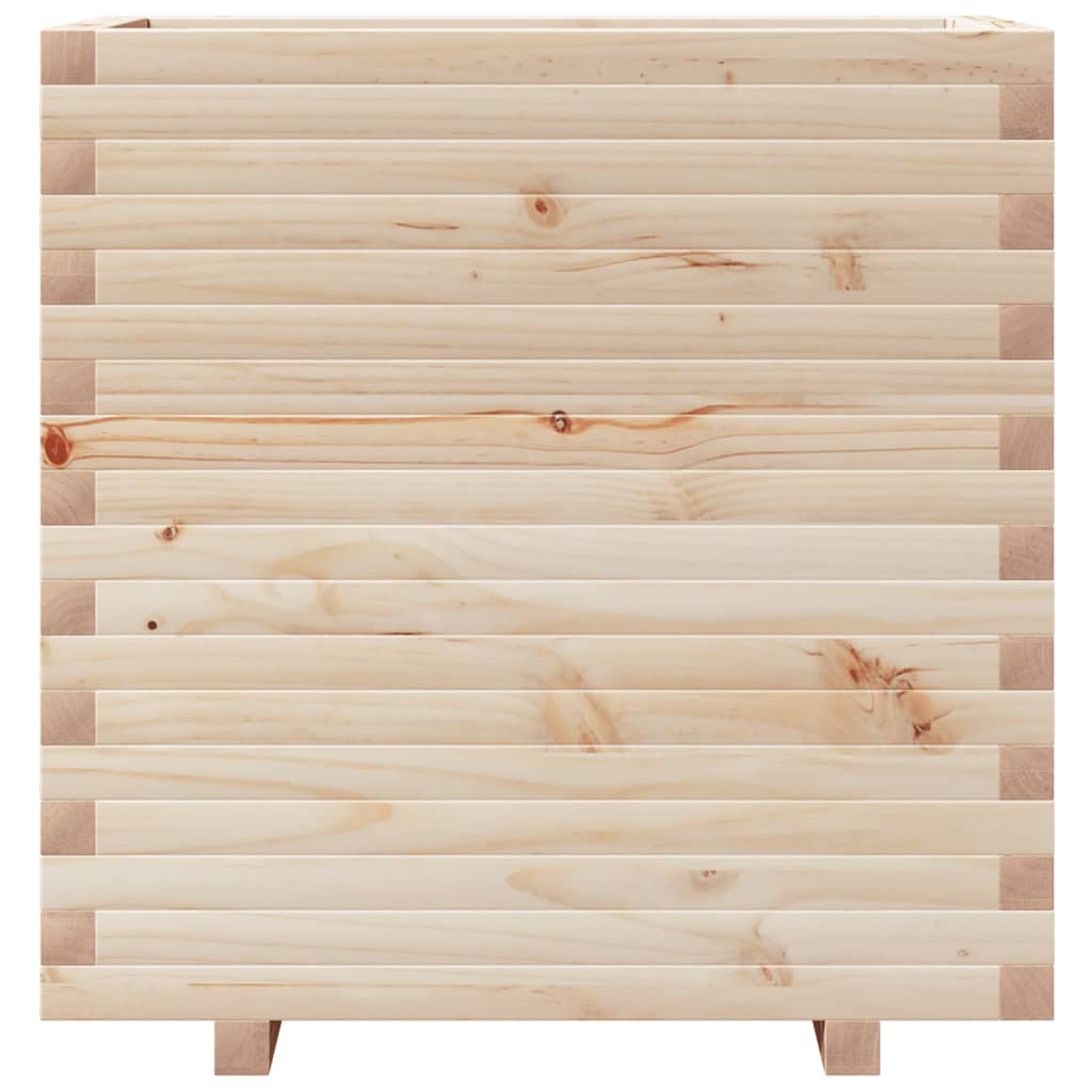 vidaXL Jardinera madera maciza de pino 70x40x72,5 cm