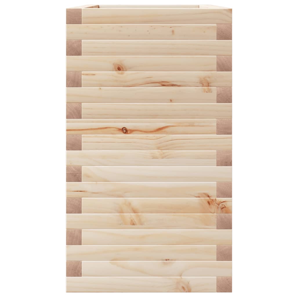 vidaXL Jardinera madera maciza de pino 90x40x72,5 cm