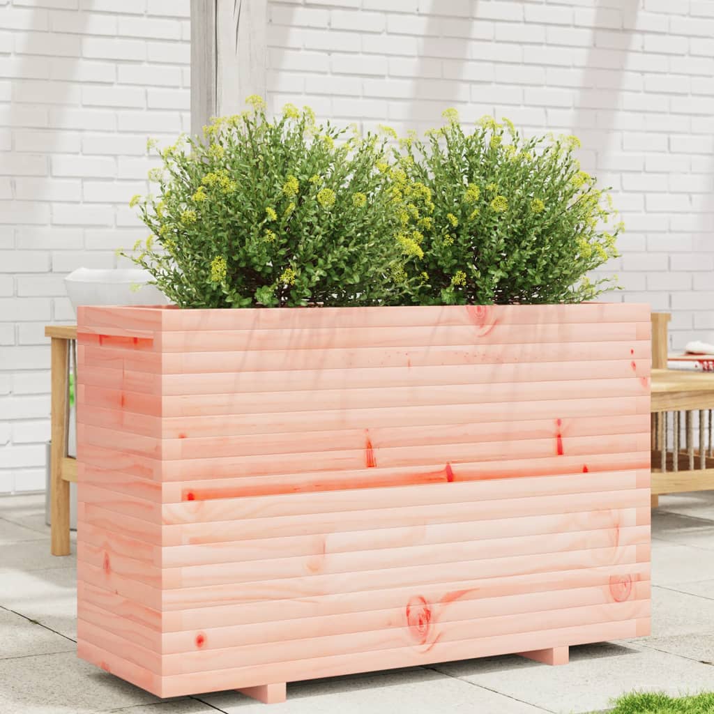 vidaXL Jardinera madera maciza de abeto Douglas 110x40x72,5 cm