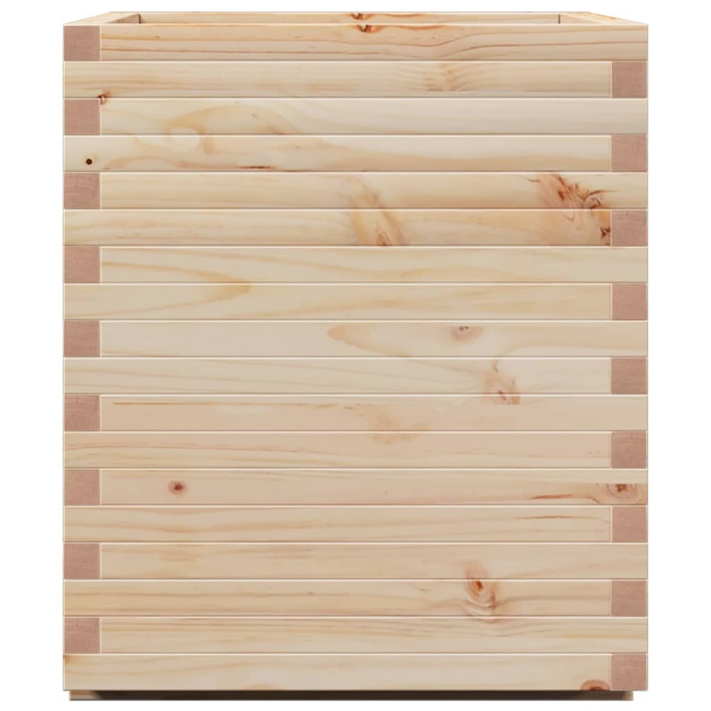 vidaXL Jardinera madera maciza de pino 90x60x72,5 cm