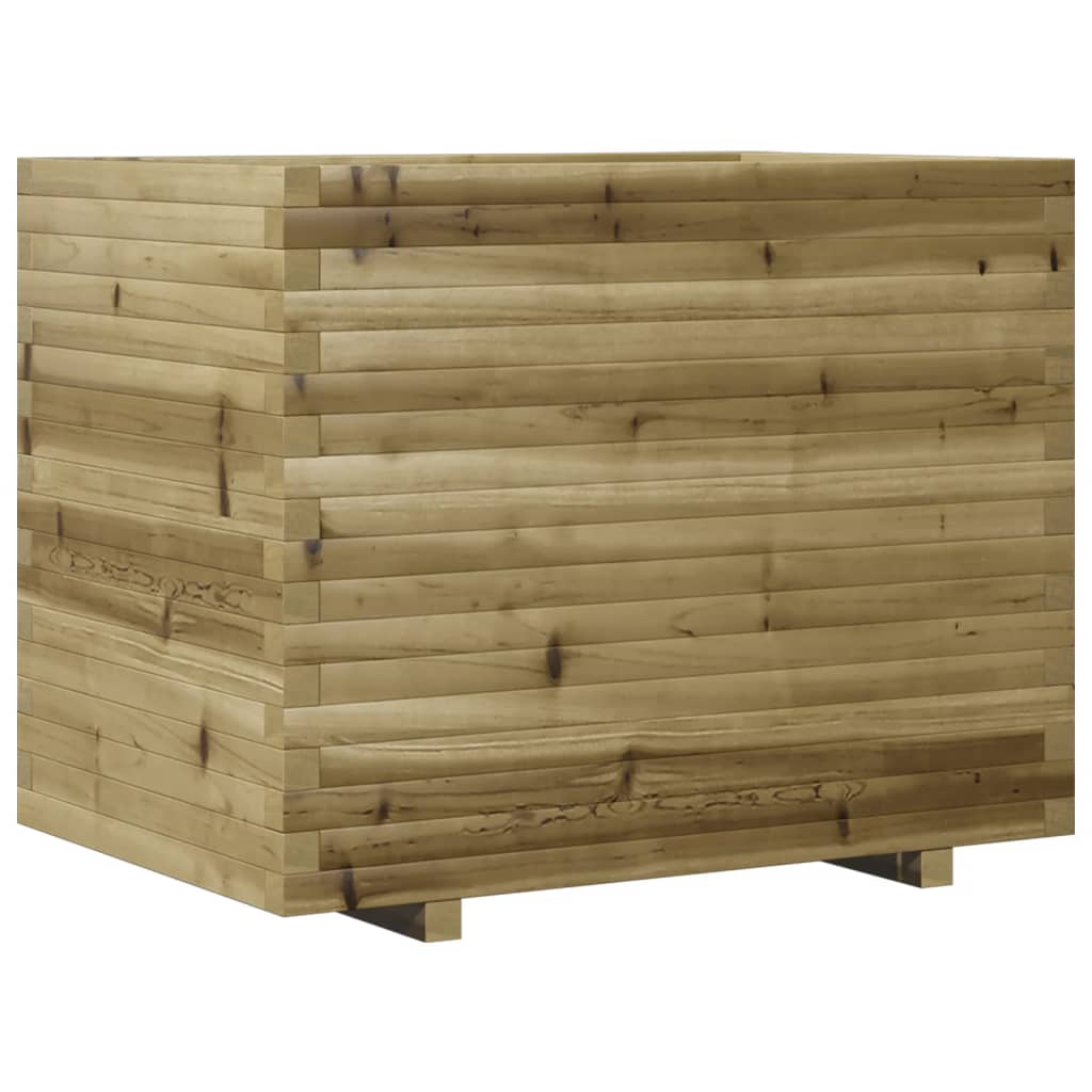 vidaXL Jardinera madera de pino impregnada 90x60x72,5 cm