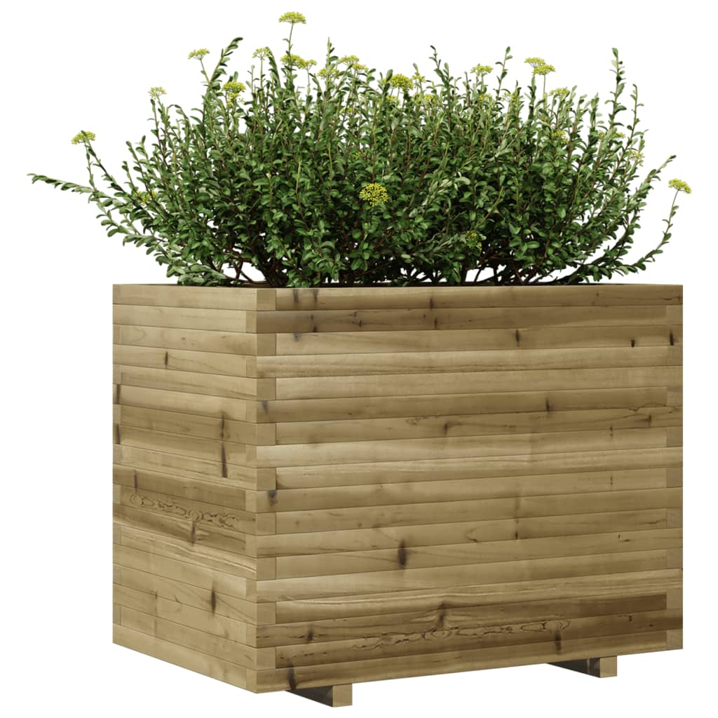 vidaXL Jardinera madera de pino impregnada 90x60x72,5 cm