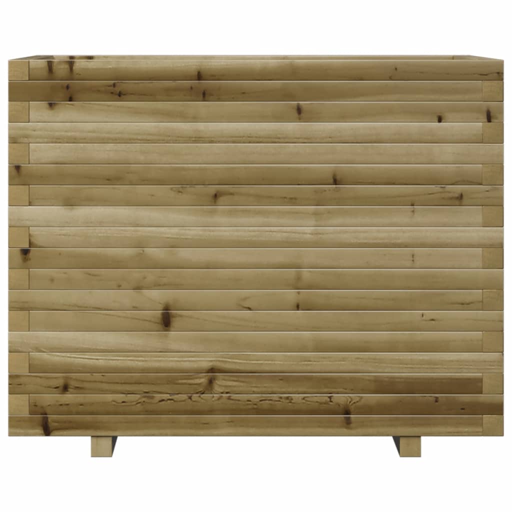 vidaXL Jardinera madera de pino impregnada 90x60x72,5 cm