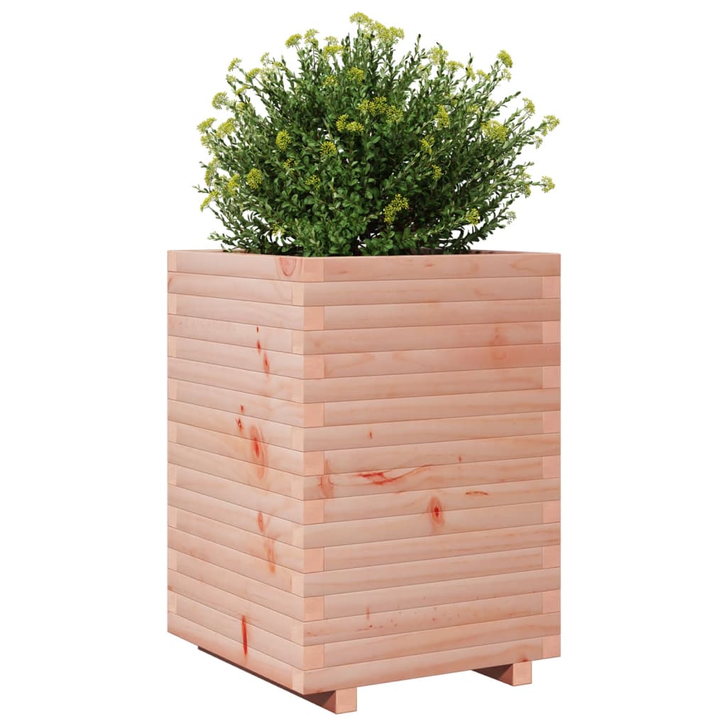 vidaXL Jardinera madera maciza de abeto Douglas 50x50x72 cm