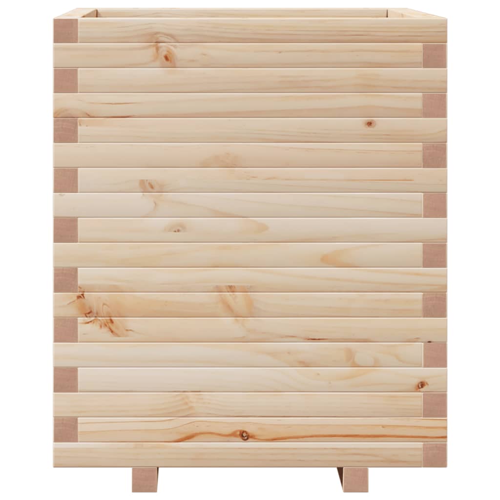 vidaXL Jardinera madera maciza de pino 60x60x72 cm