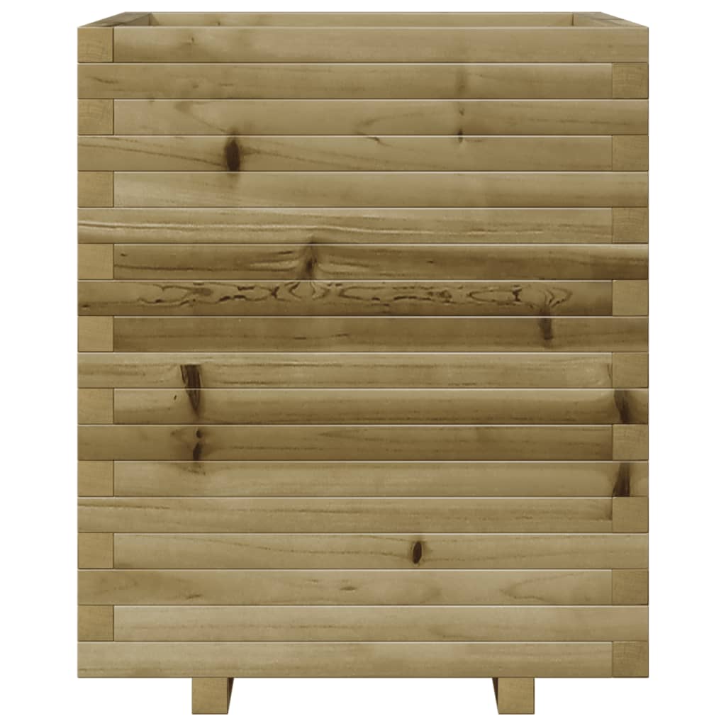 vidaXL Jardinera madera de pino impregnada 60x60x72 cm