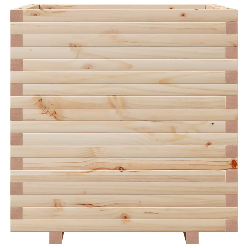 vidaXL Jardinera madera maciza de pino 70x70x72 cm