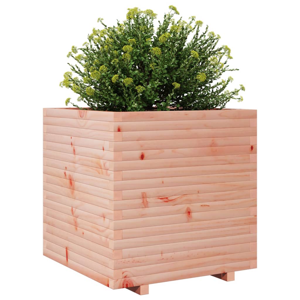 vidaXL Jardinera madera maciza de abeto Douglas 70x70x72 cm