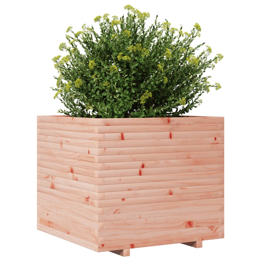 vidaXL Jardinera madera maciza de abeto Douglas 80x80x72 cm